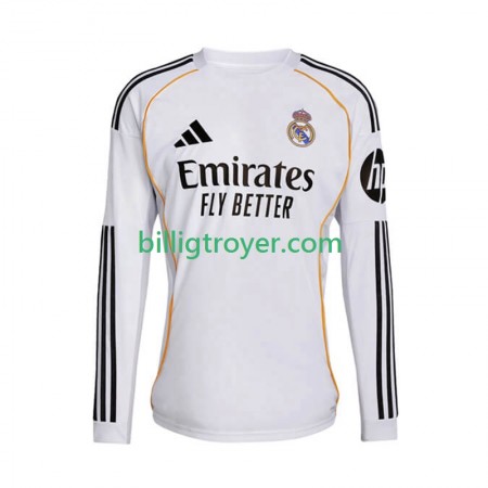 Billige Fotballdrakter Real Madrid Hjemmedraktsett 2025/26 Langermet